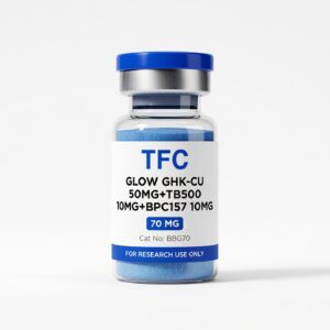 GLOW GHK-CU 50mg+TB500 10mg+BPC157 10mg 70mg*10vials