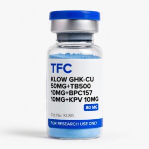 KLOW GHK-CU 50mg+TB500 10mg+BPC157 10mg+KPV 10mg 80mg*10vials