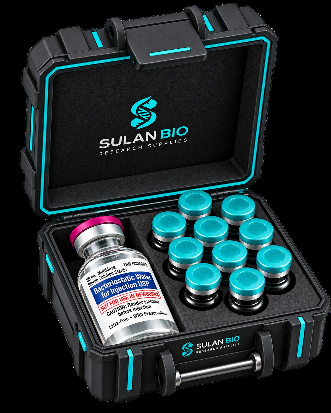 Bacteriostatic Water + Mixed Vial Case