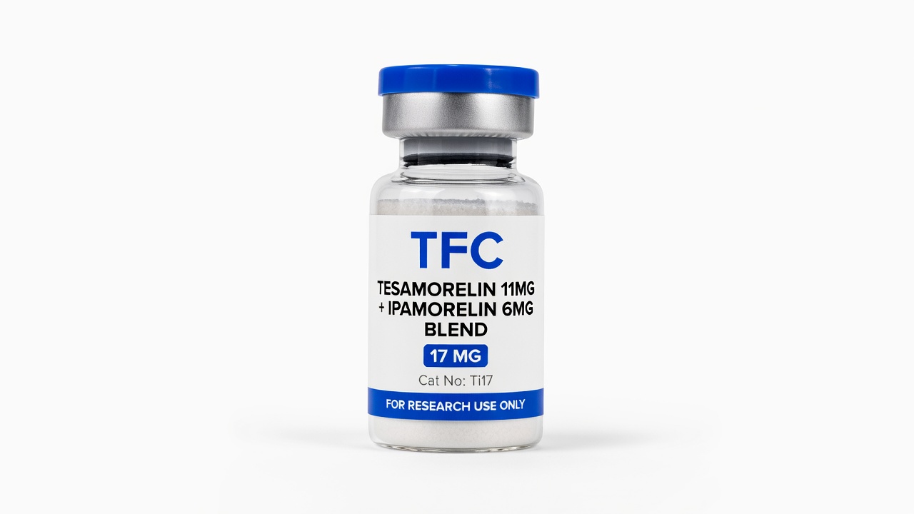 Tesamorelin 11mg + Ipamorelin 6mg Blend 17mg*10vials